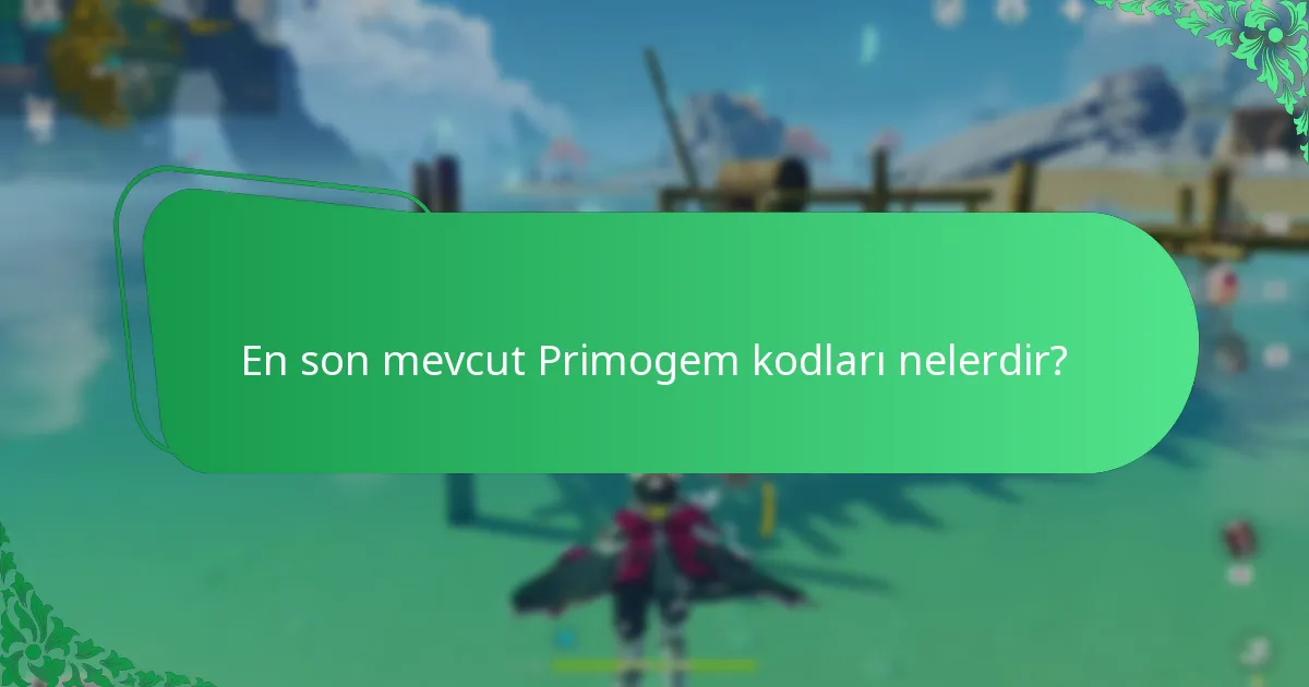 Genshin Impact Primogem kodları nasıl kullanılır?