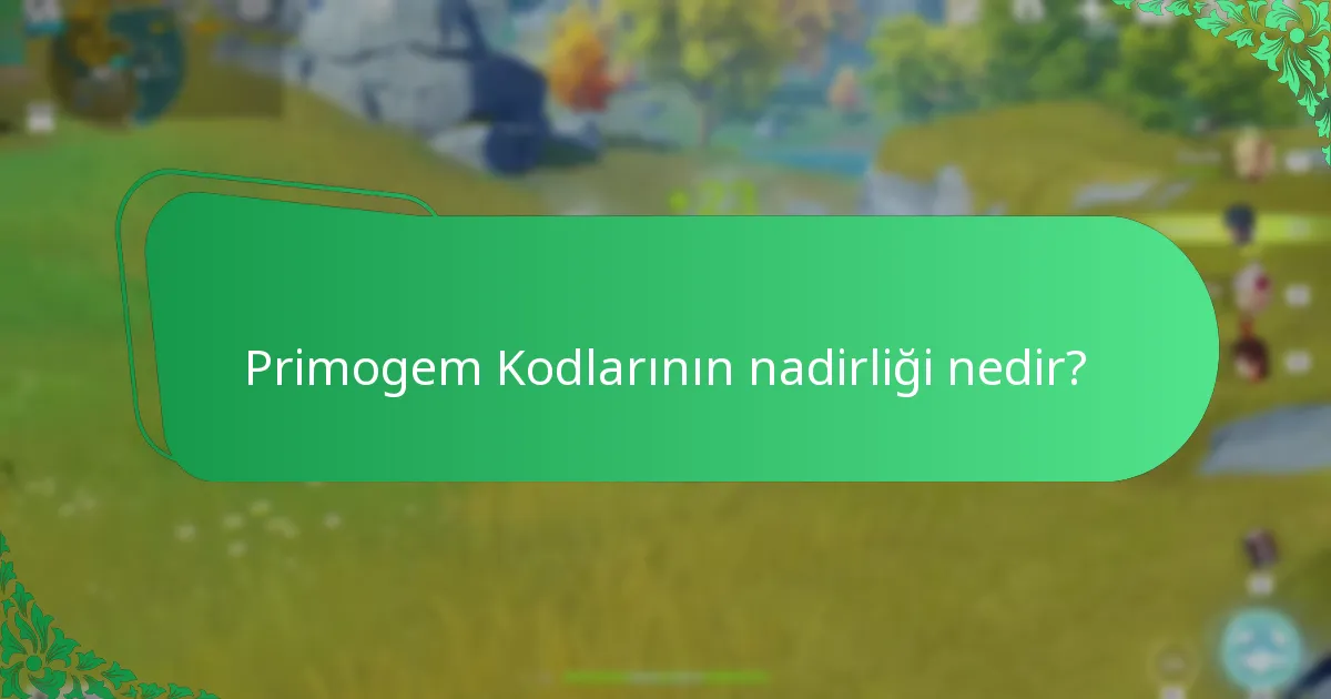 Primogem Kodlarını kullanma süreci nedir?